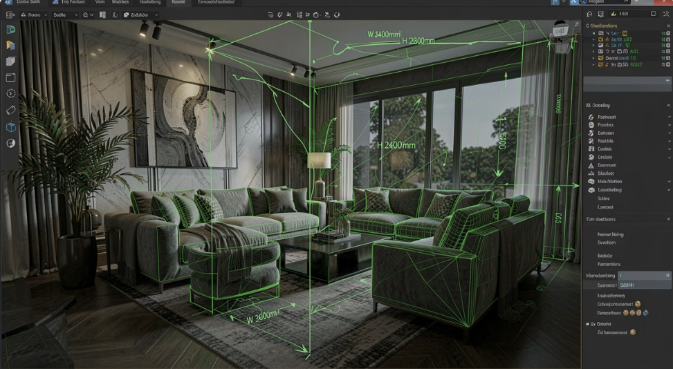 Modern Luxury Interior Render